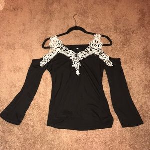 Black Lace  Long Sleeve